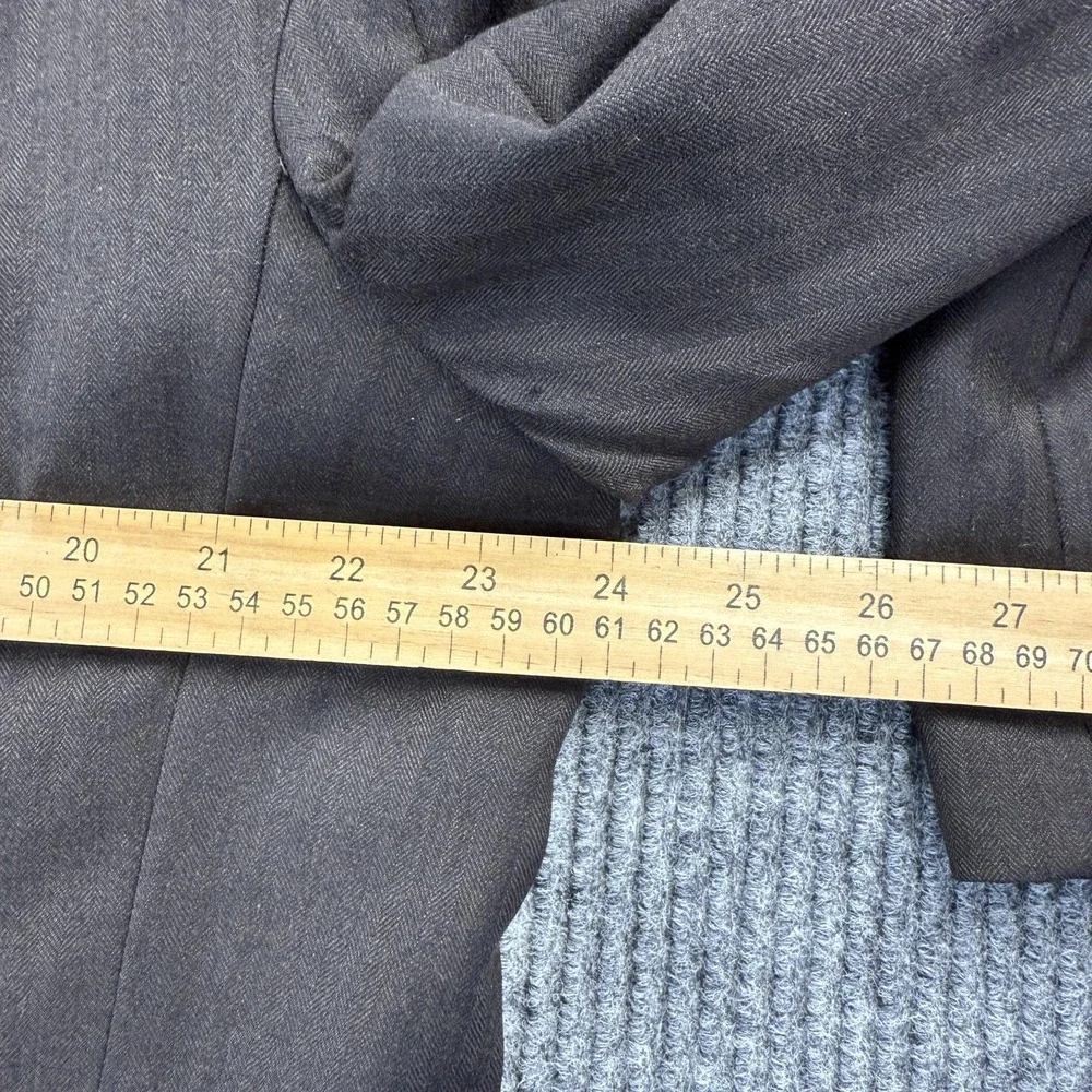 Brandini Blazer Mens 48L Brown Herringbone 3 Button Sport Coat Notch Lapel‎